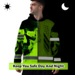 Hi-Vis-Zip-Hoodie-Reflective-Black-Skull-USA-Flag-Custom-Name-2