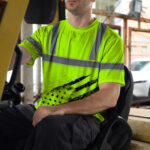 Customized-Green-Hi-Vis-Tshirt-with-Reflective-Tape-Class-3-Black-US-Flag-Safety-Workwear-8