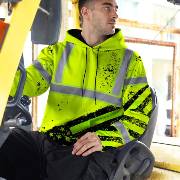 Hi-Vis-Hoodie-Reflective-Tapes-Yellow-Neon-USA-Flag-Safety-Workwear-4