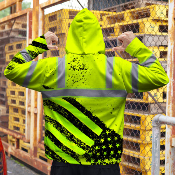 Hi-Vis-Hoodie-Reflective-Tapes-Yellow-Neon-USA-Flag-Safety-Workwear-6