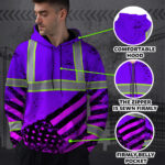 Hi-Vis-Hoodie-Reflective-Violet-US-Flag-Paint-Safety-Workwear-3