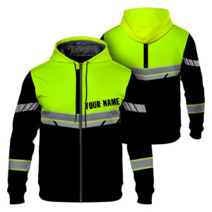 Hi-Vis Safety Motorcycle Hoodies Reflective Clothing for Rider Safety Wear