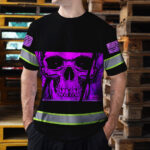 Hi-Vis-Shirt-Reflective-Violet-Skull-Custom-Name-Safety-Workwear-5