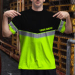 Hi-Vis-Shirt-Uniform-Reflective-Black-Green-Custom-Name-And-Logo-3