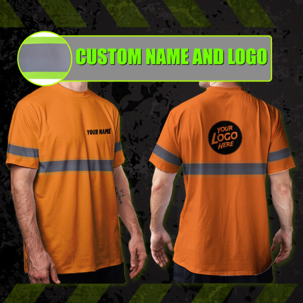 Hi-Vis-Shirt-Uniform-Reflective-Black-Orange-Custom-Name-And-Logo-2