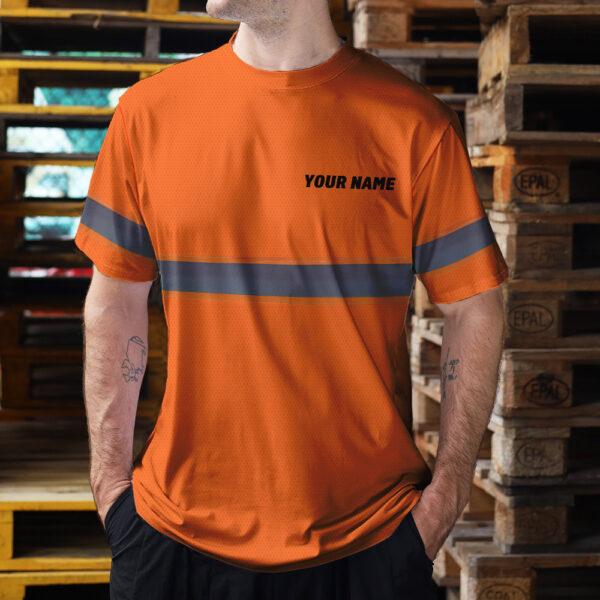 Hi-Vis-Shirt-Uniform-Reflective-Black-Orange-Custom-Name-And-Logo-5