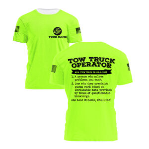 Hi Vis Shirt Architect - Construction Worker Custom Name Safety Workwear Custom Name