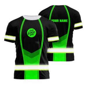 Hi Vis Shirt I Love The Sound You Make Custom Name Logo Company Safety Workwear Reflective Short Sleeve Tshirt For Construction Worker