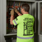 Attachment image of Himin's review on Hi Vis Tee Shirt Support Electrician Custom Name Logo Company Safety Workwear Reflective T Shirt For Lineman