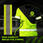 3Hi2BVis2BShirt2BGreen2BBlack2BLines2BUniform2BCustom2BName2BAnd2BLogo2BFor2BConstruction2BWorkers2BSafety2BWorkwear2BReflective2BShort2BSleeve-IHOWY.jpg