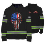 1 High Visibility Hoodie, Waterproof Reflective Hi Vis 54
