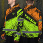 2 HIVIWEAR Work Uniform High Visibility Hoodie Custom Company Na