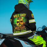 2 Hi Vis Hoodie Black Skull Strong Custom Name Reflective Safety Workwear