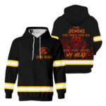 2 Hi Vis Hoodie Custom Name For Skull Lovers Reflective Safety Workwear