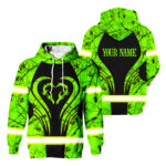 2 Hi Vis Hoodie Reflective Deer Hunting Safety Workwear For Hunters Workers