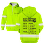 2 Hi Vis Hoodie Reflective Green Custom Name Safety Workwear 029