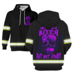 2 Hi Vis Hoodie Reflective Skull With Butterflies Flowers Violet Neon Custom