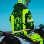 2 Hi Vis Hoodie Reflective Veteran US Flag Camo Green Neon Custom Name