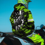 2 Hi Vis Hoodie US Flag Custom Name Reflective Safety Workwear 1
