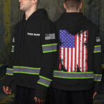 2 High Visibility Hoodie, Waterproof Reflective Hi Vis safety 57