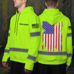 2 MADDLY High Visibility Hoodie, Waterproof Reflective Hi Vis sa