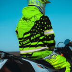 3 Hi Vis Hoodie Flag Custom Name Reflective Safety Workwear