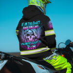 3 Hi Vis Hoodie Reflective Black If im Too Quiet And Smiling Custom Name Safety Workwear