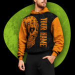 3 Hi Vis Hoodie Skull Custom Name Reflective Safety Workwear