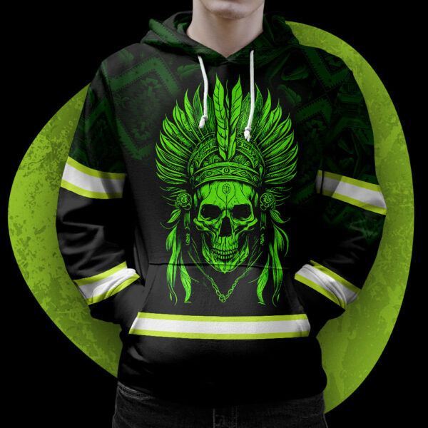 3 Hi Vis Shirt Reflective Skull Native Orange Neon US Flag Custom Name 029