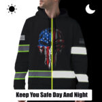 3 High Visibility Hoodie, Waterproof Reflective Hi Vis 54