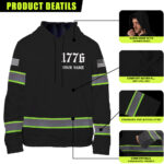 3 MADDLY High Visibility Hoodie, Waterproof Reflective Hi Vis sa