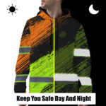 4 HIVIWEAR Work Uniform High Visibility Hoodie Custom Company Na