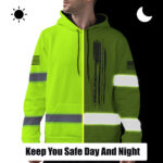 4 High Visibility Hoodie, Waterproof Reflective 52