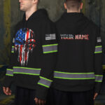 4 High Visibility Hoodie, Waterproof Reflective Hi Vis 54