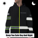4 High Visibility Hoodie, Waterproof Reflective Hi Vis safety 57