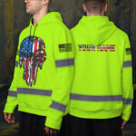 4 MADDLY High Visibility Hoodie, Waterproof Reflective Hi Vis sa