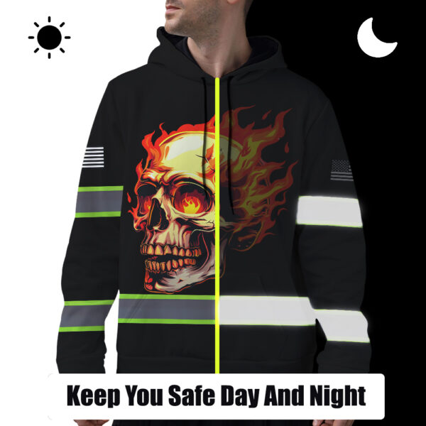 4 MADDLY High Visibility Hoodie, Waterproof Reflective Hi Vis sa