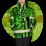 5 Hi Vis Hoodie Custom Name Pattern Camo And Flag USA Reflective Safety Workwear