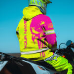 5 Hi Vis Hoodie Green Reflective Pattern Skull Custom Name Safety Workwear