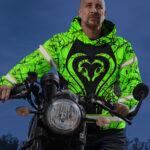 5 Hi Vis Hoodie Reflective Deer Hunting Safety Workwear For Hunters Workers