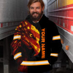 5 Hi Vis Hoodie Reflective Eagle Orange Neon Us Flag Patriotic Custom Name