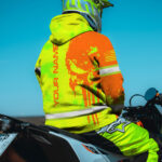 5 Hi Vis Hoodie Reflective Green Pattern Skull Custom Name Safety Workwear