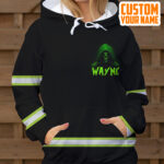 5 Hi Vis Hoodie Reflective Skull The Devil On My Shoulder Sometimes