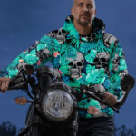 5 Hi Vis Hoodie Skull Reflective Safety Workwear 2