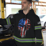 5 High Visibility Hoodie, Waterproof Reflective Hi Vis 54