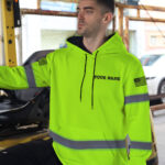 5 MADDLY High Visibility Hoodie, Waterproof Reflective Hi Vis sa