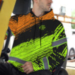 6 HIVIWEAR Work Uniform High Visibility Hoodie Custom Company Na
