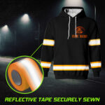 6 Hi Vis Hoodie Custom Name For Skull Lovers Reflective Safety Workwear