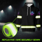 6 Hi Vis Hoodie Reflective Black If im Too Quiet And Smiling Custom Name Safety Workwear