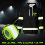 6 Hi Vis Hoodie Reflective Black Pattern Skull Stuck Between Safety Workwear 001